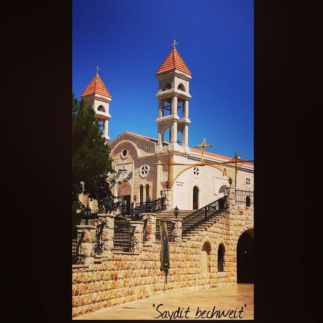 May OUR LADY of Bechwat carry Lebanon in her arms to a great future (Saydet Bechwat, Bekaa, Lebanon)