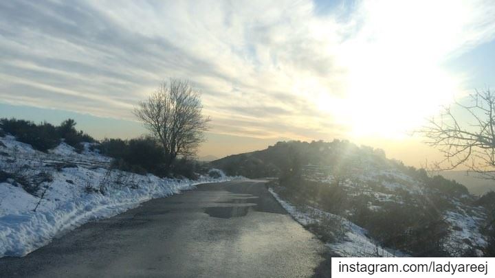 May the road go on forever!  mycitybeirut  authenticshouf  ... (Maasser Ech Chouf, Béqaa, Lebanon)