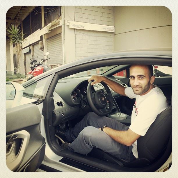  me  in  lamborghini  galardo  grey  red  lebanon ...