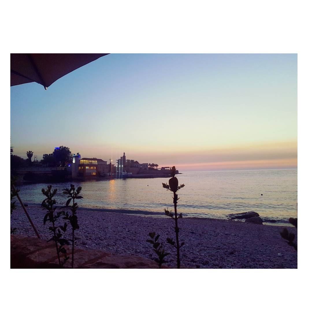 Me, myself & I 🖤  Sunset--- TakeMeTo  Tabarja  Lebanon  beach Sea... (Tabarja)