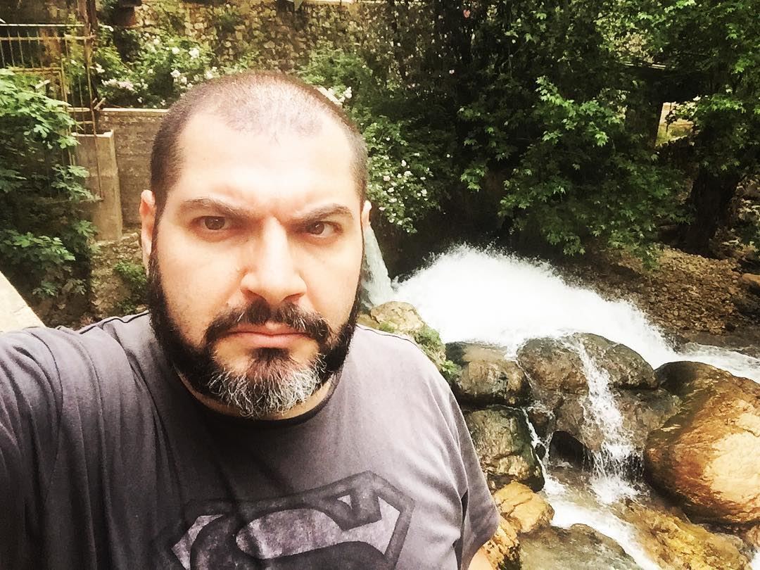  me  myself  selfie  abouja2ra  nature  river  green  mood  superman ... (Koûsba, Liban-Nord, Lebanon)