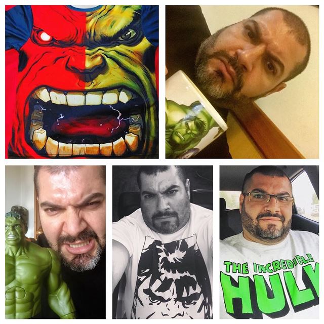  me  myself  selfie  hulk  abouja2ra  mood  character  marvel ... (Fanar, Mont-Liban, Lebanon)