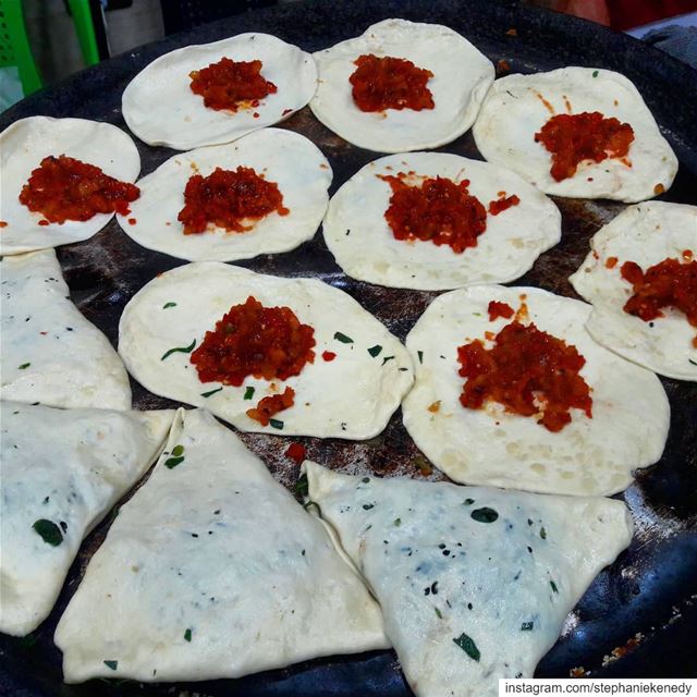 Meat pies, Lebanese-style 😋😋.. picoftheday  photography  LebanonTimes... (Maaser El Shouf Cedar Reserve محمية ارز معاصر الشوف)