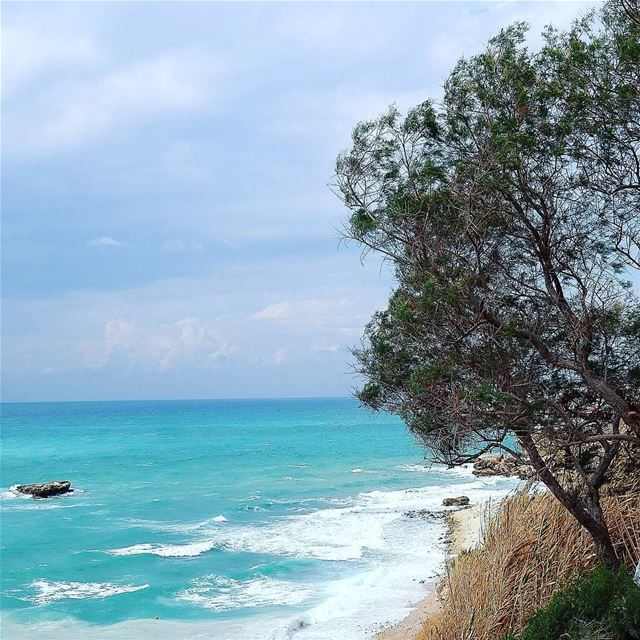  mediterraneansea  wave  waves  naturephotography  nature  watercolor ... (Byblos - Jbeil)