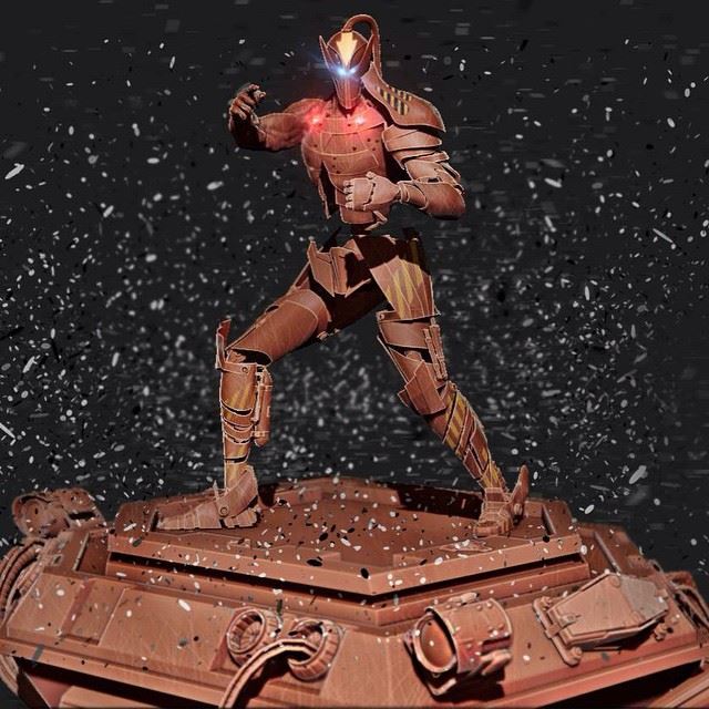Meet ABNOR A 3D character model of a half human half robot!  Hope u like...
