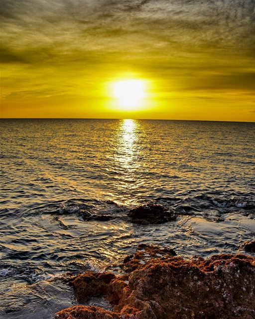 Meet me where the Sky touches the Sea..-📍Byblos seaside, Jbeil, Lebanon � (Byblos, Lebanon)