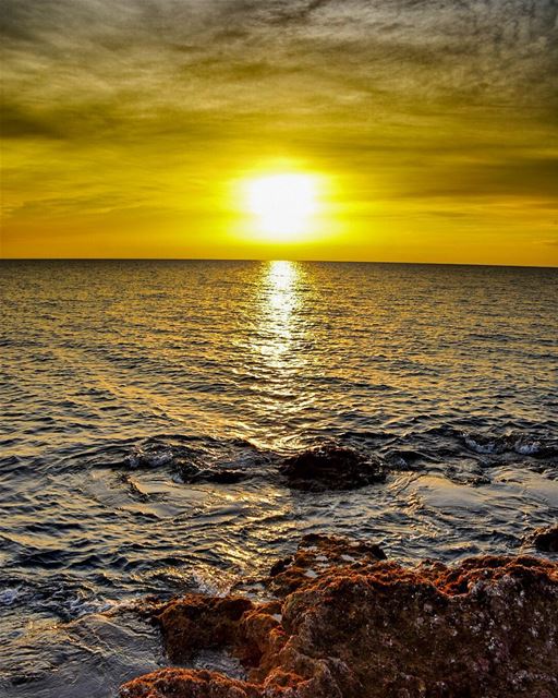 Meet me where the Sky touches the Sea..-📍Byblos seaside, Jbeil, Lebanon � (Byblos, Lebanon)