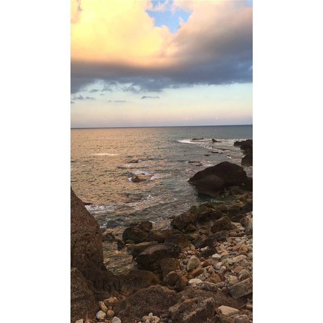 Meet me where the sky touches the sea😍  lebanon  livelovelebanon ...