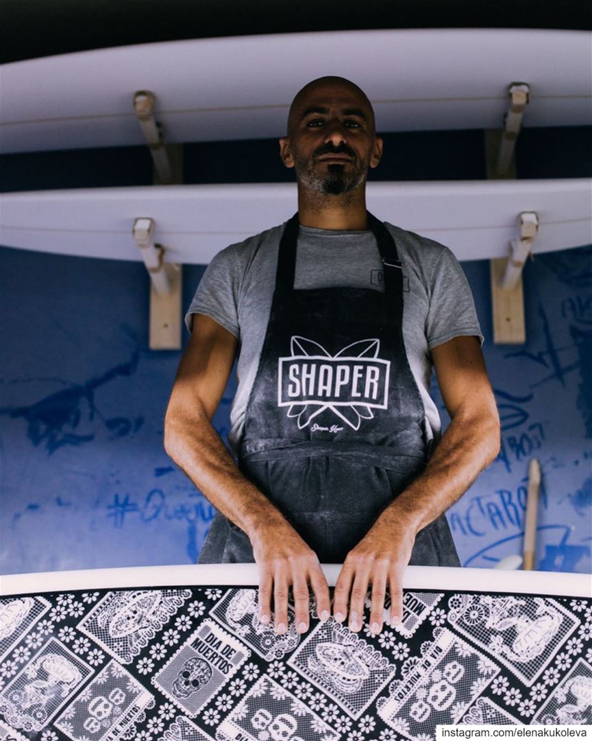 Meet Paul - @p_a_surfboardsThe person behind all the “made in Lebanon”... (P.A. Surfboards)