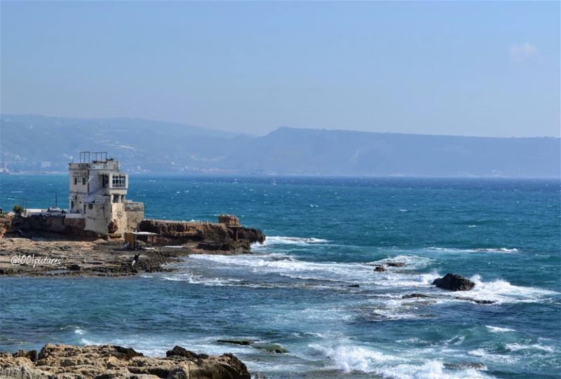 Memories....... sea  seascape  travelpic  lebanon  nikon  nikonphoto ... (Anfeh - Koura sea)