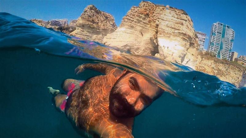 " Mermaids have more  fun" 👑 gopro  goprohero4  beach  pictureoftheday ... (لبنان)