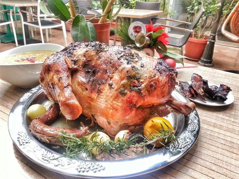 Merry Christmas from Em's Family! 🎄🎄 we've got Roasted Veggie Turkey on... (Em's cuisine)