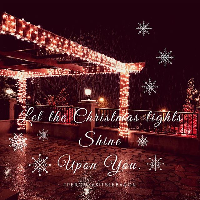 Merry Christmas from Pergola Kits Team🎄  PergolaKitsLebanon. Pergola ... (Bcharreh, Liban-Nord, Lebanon)