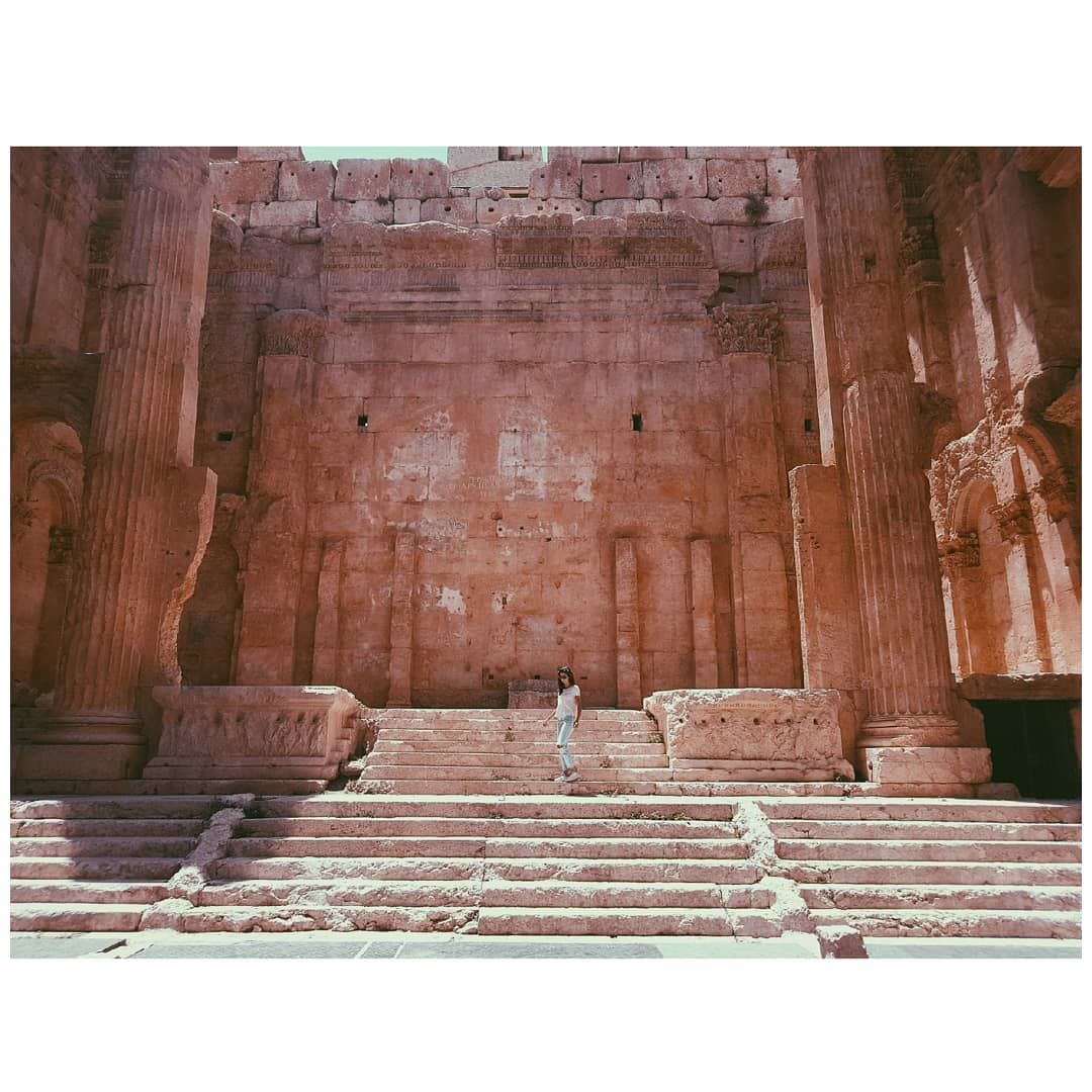 Mesmerized by the beauty of this place. Baalbek  ig_captures ... (Baalbek, Lebanon)