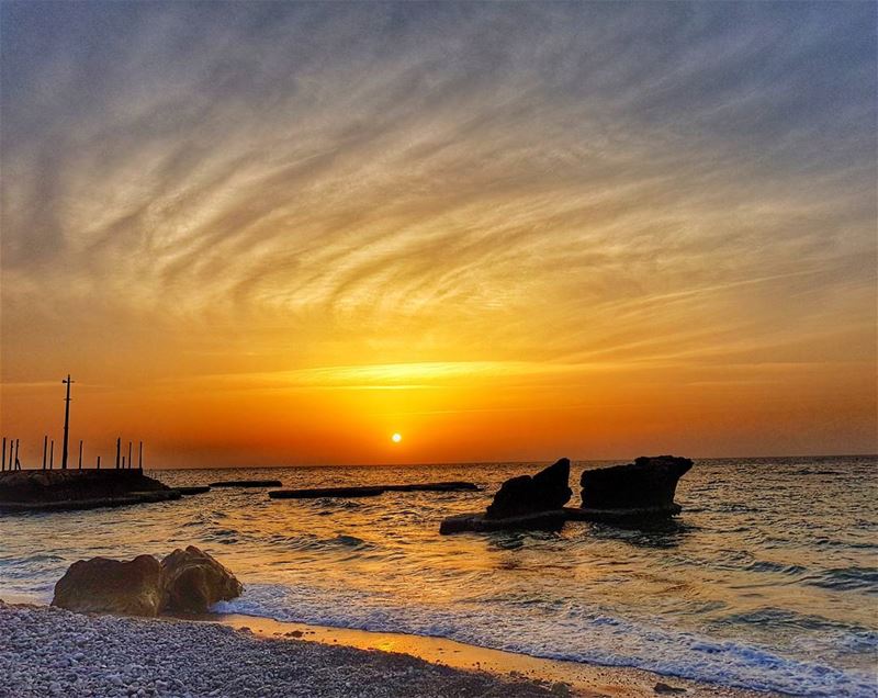 Mesmerizing sunset  lebanon🇱🇧  lebanoninapicture  batroun end of ...