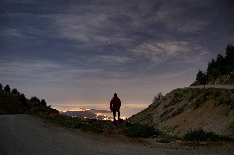 Meteor hunting 🌌......... myadventureslebanon  lebanon ... (Somewhere in Lebanon)