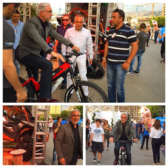 Michel Abou Sleiman trying the eBike AppexFor more info : +961 1 644 442 ...