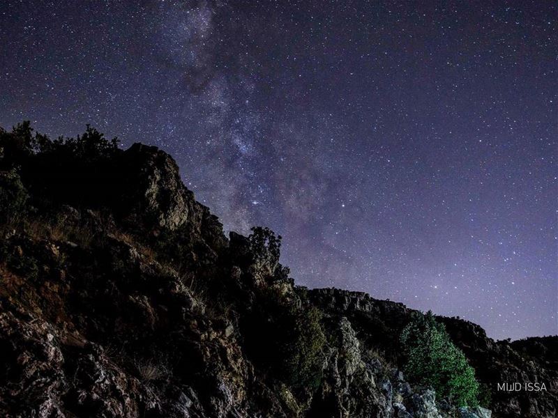 Milky way .. *turn off auto brightness to see the magnificent colors*  @jaj (Jaj, Mont-Liban, Lebanon)