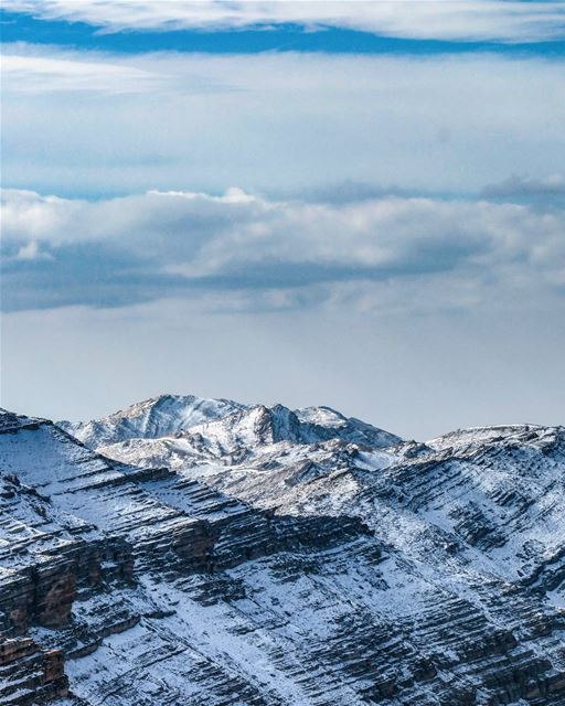 Mille-Feuille 🍰 hike  layers  mountains  snow  clouds  hills  outdoors ...