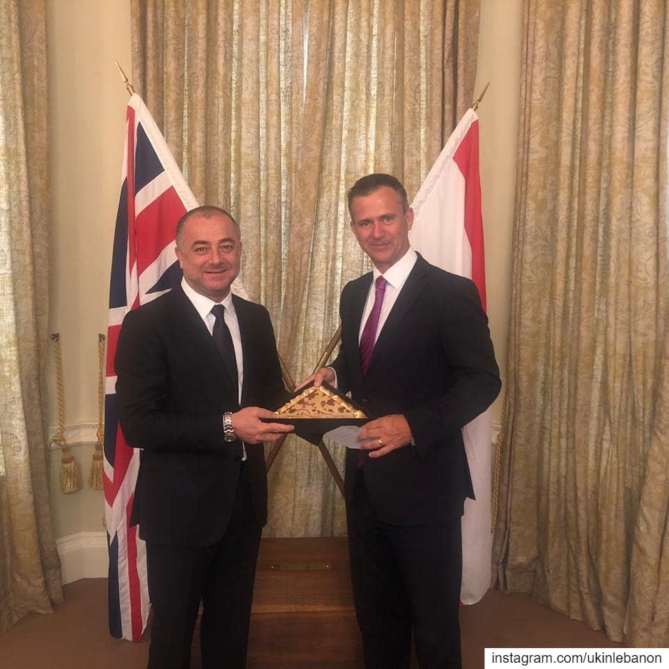Minister of Defence Elias Bou Saab ended a two-day visit to the UK and met...