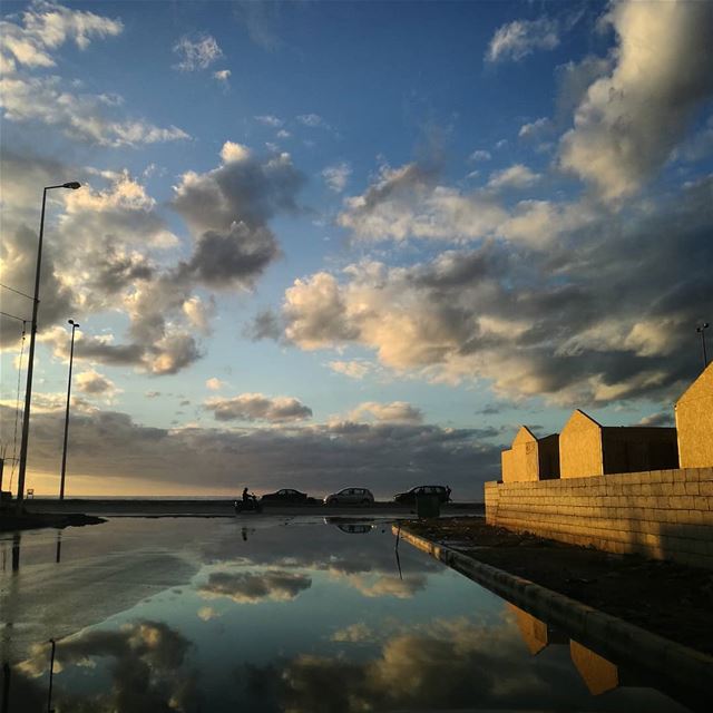 Mirror of the sky -  ichalhoub in  Tripoli north  Lebanon shooting with a...