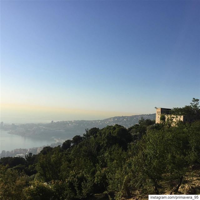  monastery  mountains  bay  jounieh  harissa  lebanon  mediterranean  view...