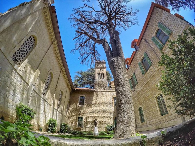 Monastery of Taanayel ⛪️....... monastery  church  taanayel ... (Deïr Taanâyel, Béqaa, Lebanon)