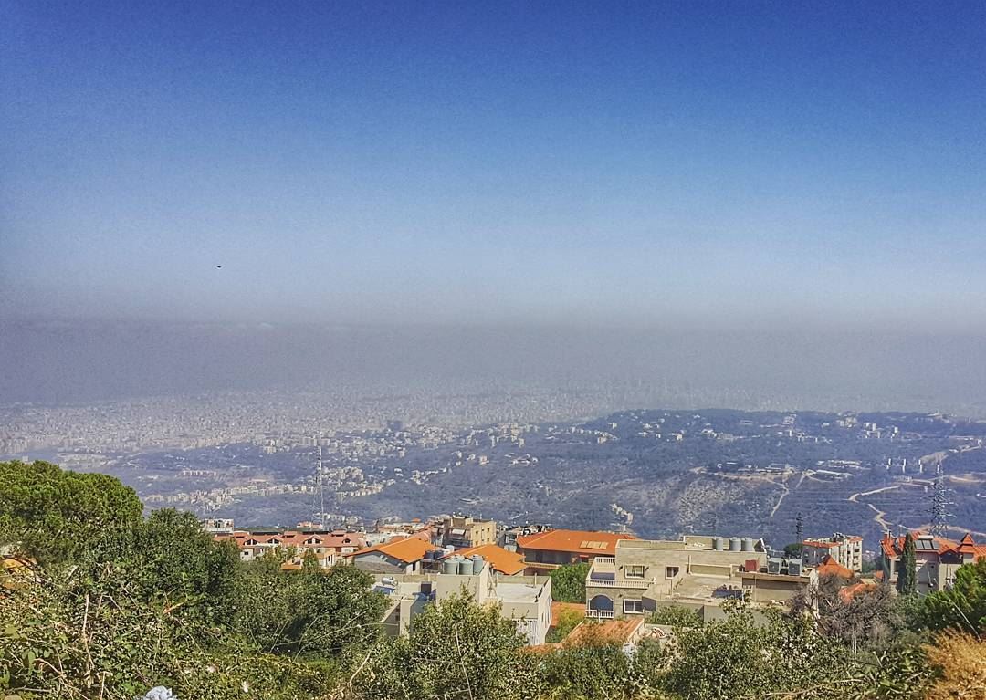 Monotone Beirut under clouds of polution and humidity  beirut_lebanon  ... (Shimlan)