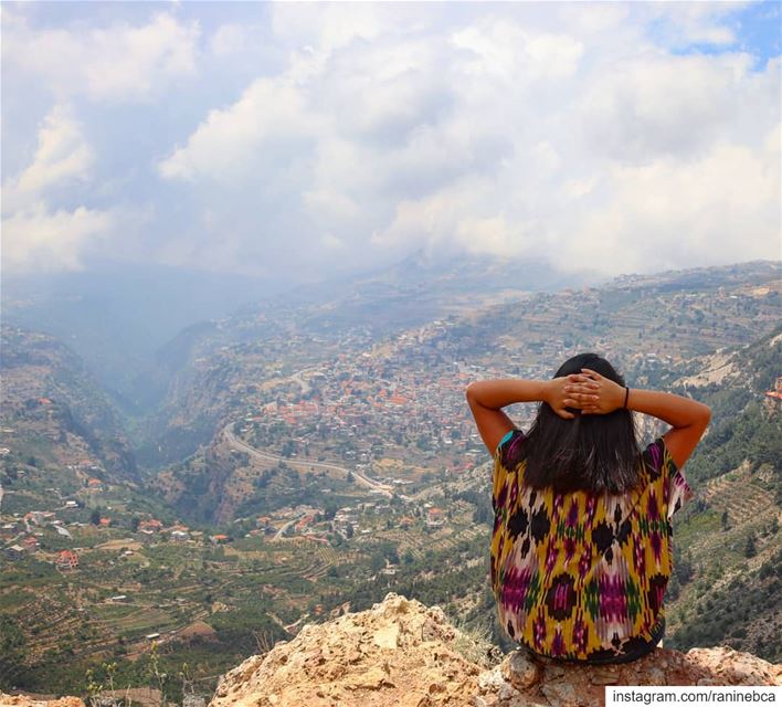 Mood 🍃.. peaceofmind  godbless  bcharre  qadishavalley  lebaneseview ... (Bcharreh, Liban-Nord, Lebanon)