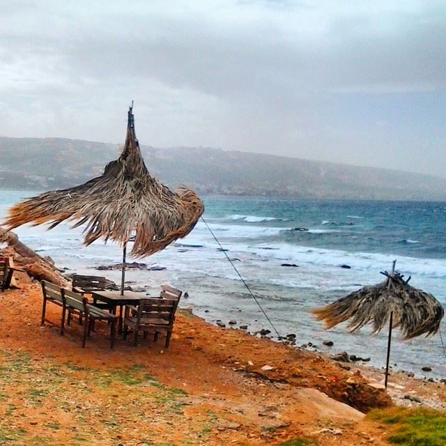 Moody weather....crazy sea! TripoliLB  Tripoli  ElMina  North_Lebanon ...