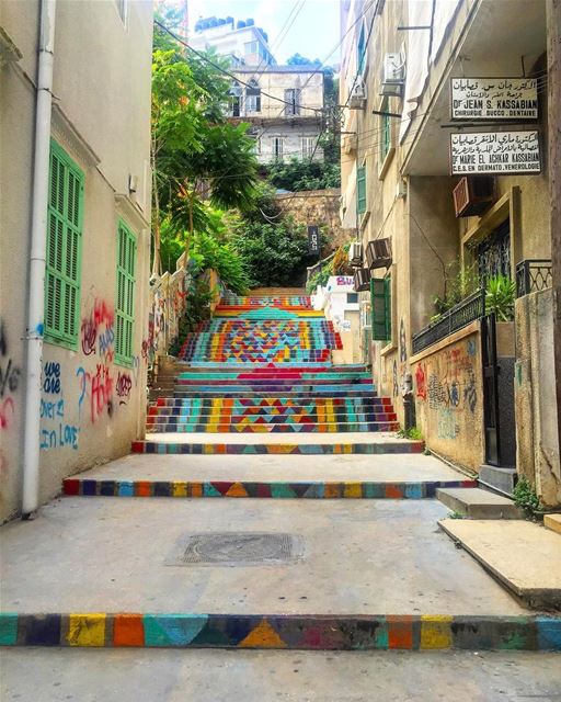 Morning colorful and joyful Beirut 🌈 [08.2016] ...One of my favorite... (Beirut, Lebanon)