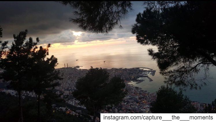 Morning 😍 Enjoy Ur Day Peeps 😉  morning  sky  trees  naturebeauty ... (جونية - Jounieh)