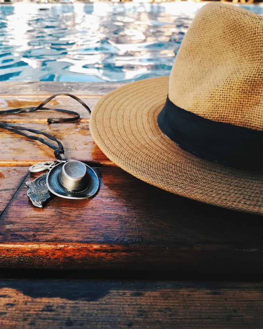  Morning  Fresh 🕶️🌞  swimming  Pool  Details  necklace  hat ... (Damour, Lebanon)