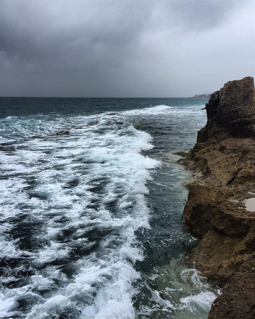 Morning from Batroun 📍 sunday  clears  away  the  rust  of  the  whole ... (Phoenicien Wall)