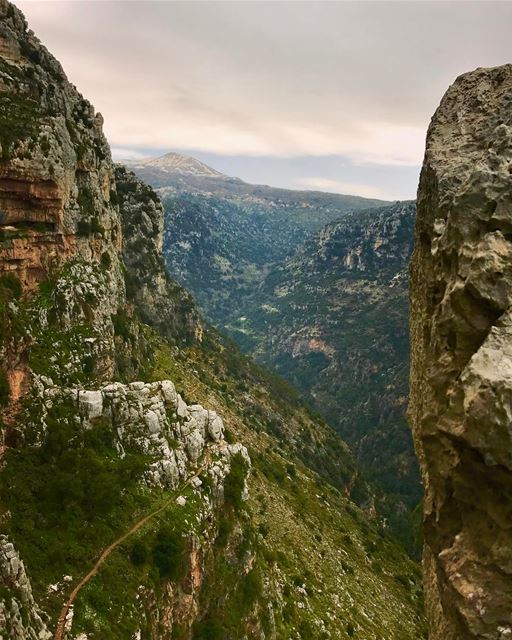 Morning from the holy valley!.......... adventuretime ... (Wadi qannoubine)