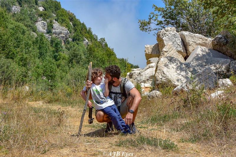 Morning hike with my champ @jabalmoussa @leb.a.n.o.n  lebanon  jabalmoussa... (Jabal Moussa Biosphere Reserve)