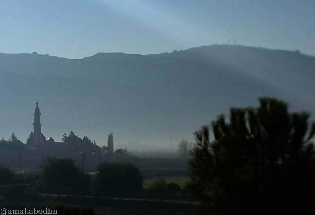  morning morningview fromclass mosque temple clouds fog foggy weather... (Liu Bekaa)