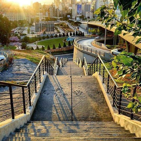 Morning stairs of Beirut by @el_dayeh livelovebeirut (Escwa)