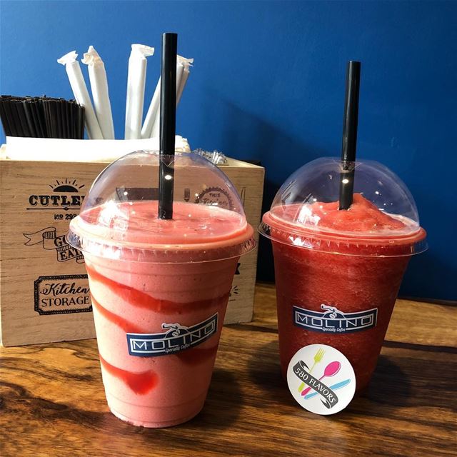 Morning strawberries 🍓 shakes 😋😋 @molinospecialtycoffee  zgharta ...... (Molino Specialty Coffee)