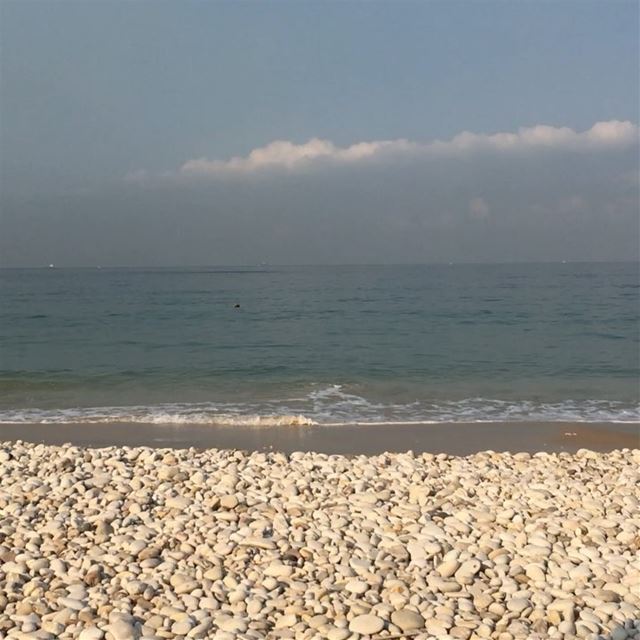 Morning walk on the Mediterranean Sea  lebanon jounie  beach nature... (Joünié)