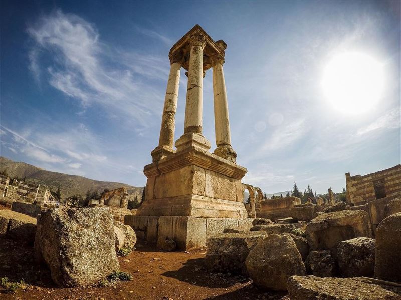 Morning ☀️... whatsuplebanon  instagram  lebanon_hdr  wearelebanon ... (Umayyad Anjar Ruins)