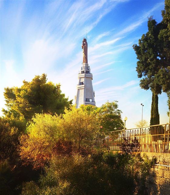 Mother Mary pray for us 🙏 lebanon  nature  naturelovers  natureporn ... (Saydet Maghdouche)