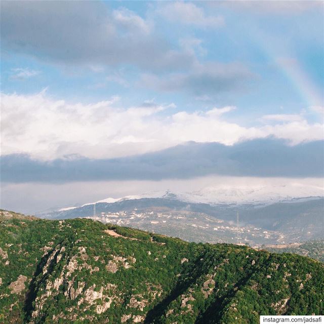 Mother nature🌈🗻  swipeleft  natgeoadventure  natgeocreative ... (Bikfaïya, Mont-Liban, Lebanon)