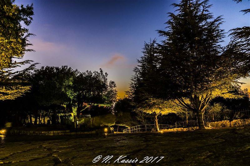  mountains  sunset  silhouette  sky  trees   ig_great_shots ... (Annâya, Mont-Liban, Lebanon)