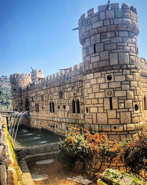 Moussa  Castle  betweenDeir el Qamar and Beit ed-Dine. The creator of... (Moussa castleقلعة موسى)