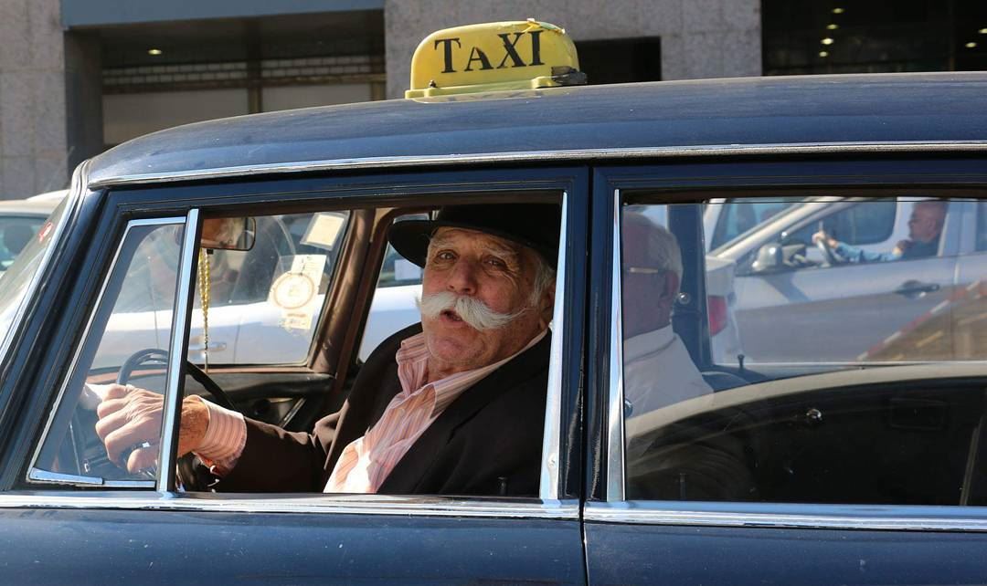 Mr. Moustache says "saba7o" :) mrmoustache  taxi  taxidriver  beiruttaxi ... (Saifi village)