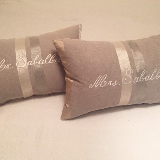 Mr. & Mrs. ❤️ Write it on fabric by nid d'abeille  homeiswheretheheartis ...