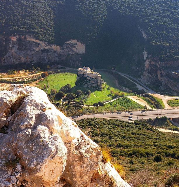 Msaylha castle from above 😎 lebanon  nature  naturelovers  natureporn ... (Msaylha Castle)