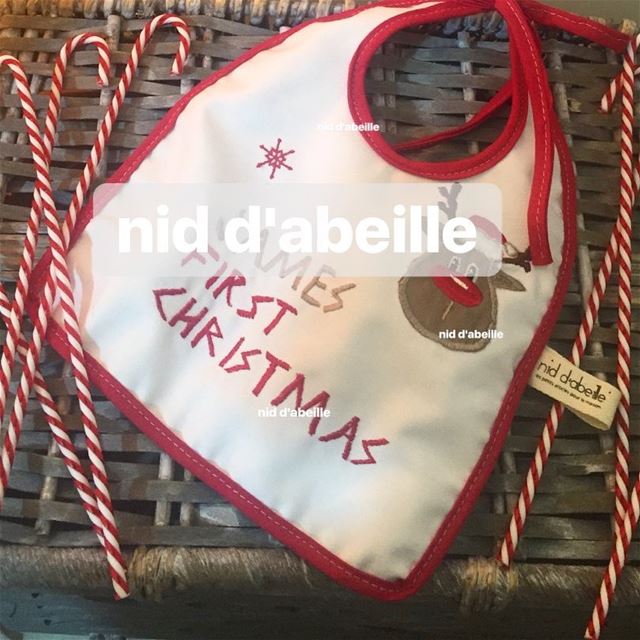 My 1st Christmas! 🌲Write it on fabric by nid d'abeille  baby  newborn ...
