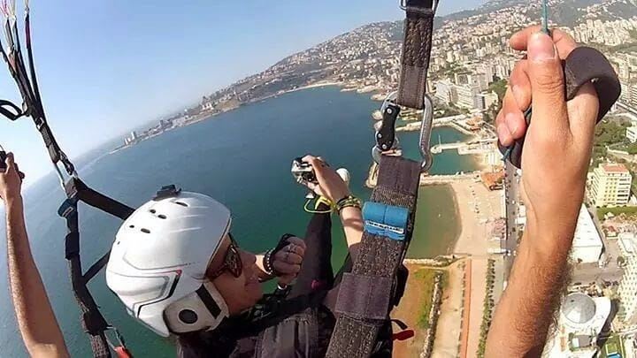 My bday from the sky ❤️🎊🎉🎂  paraglading fly  mybirthday  2014... (Joünié)